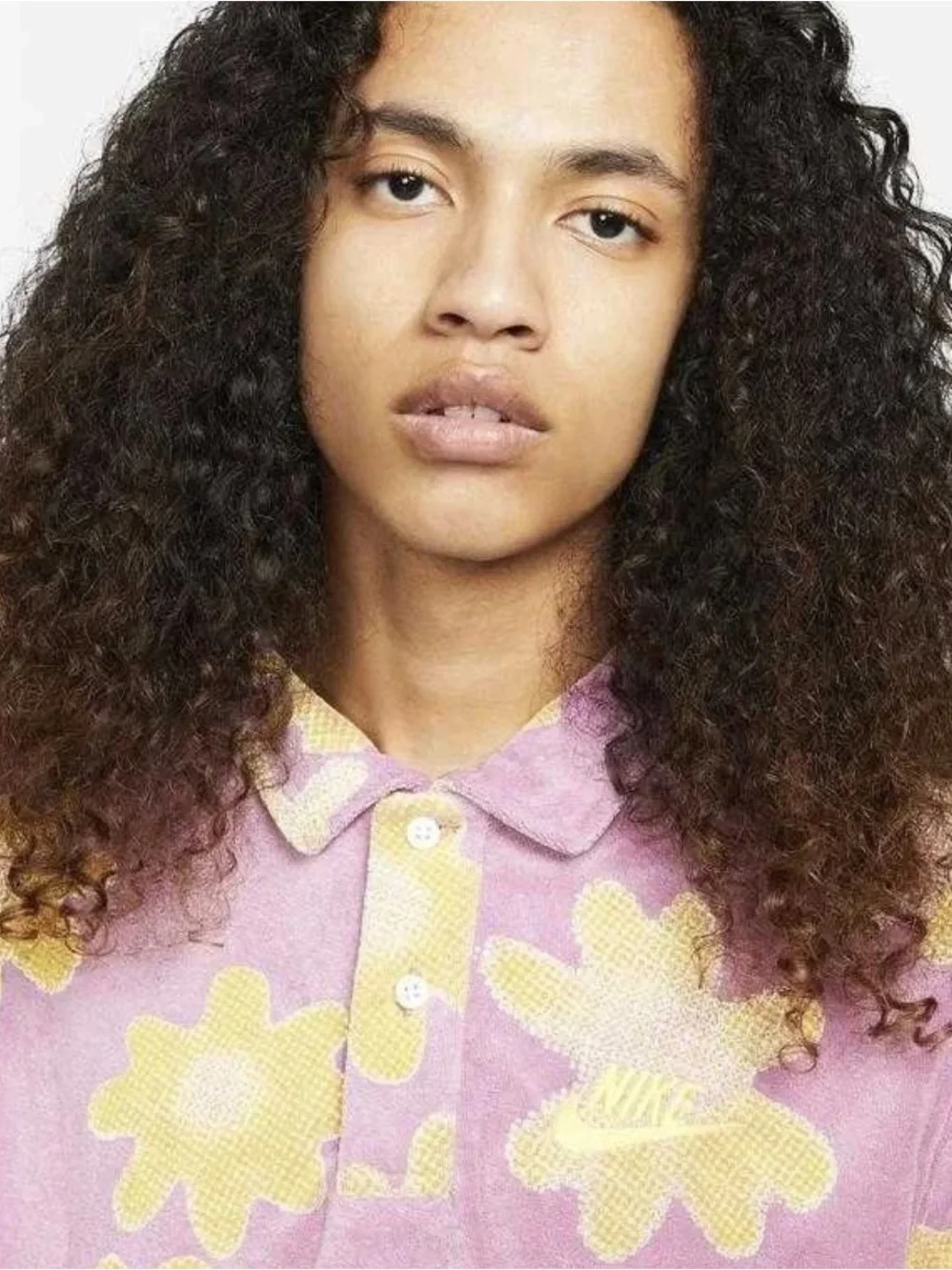 Nike sportswear flower polo